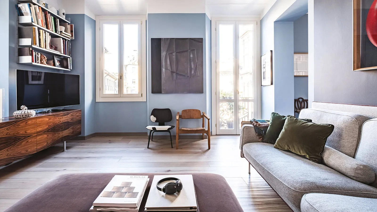 Séjour avec parquet en hêtre Itlas Assi del Cansiglio