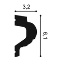 P3020 - profil et mesures (cm)