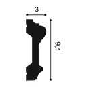 P9010 - profil et mesures (cm)