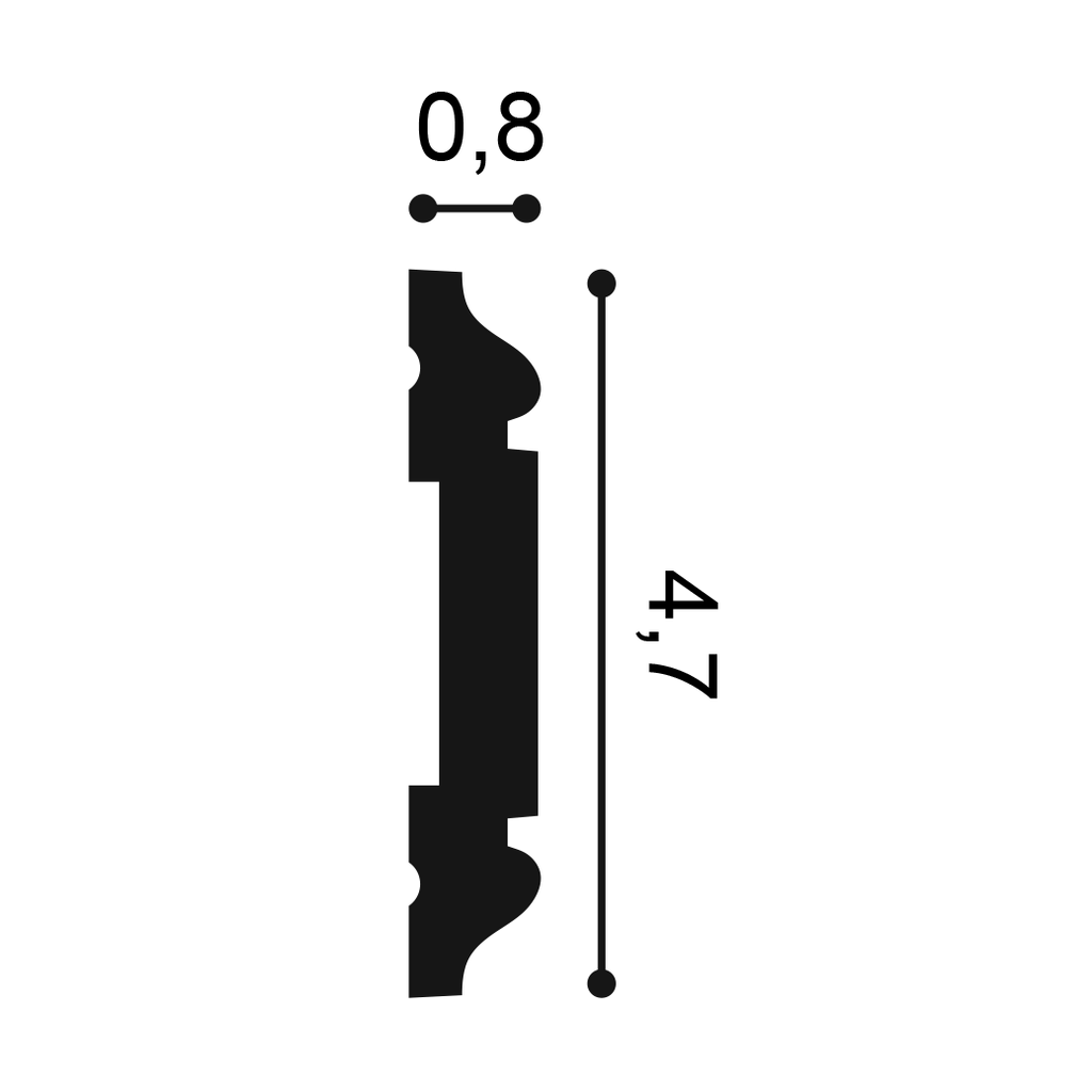 PX144 - profil et mesures (cm)