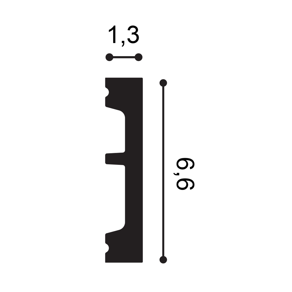SX157 - profil et mesures (cm)
