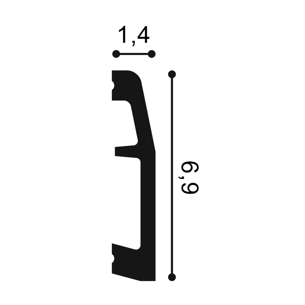 SX125 - profil et mesures (cm)