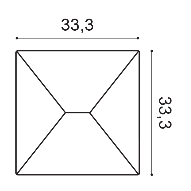 W106 - profil et mesures (cm)