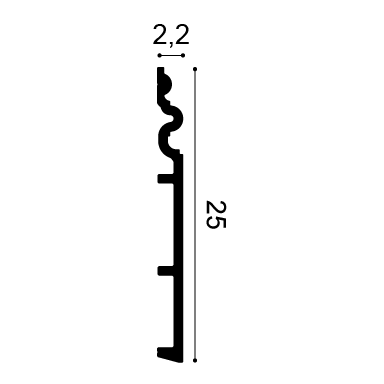 SX193 - profil et mesures (cm)