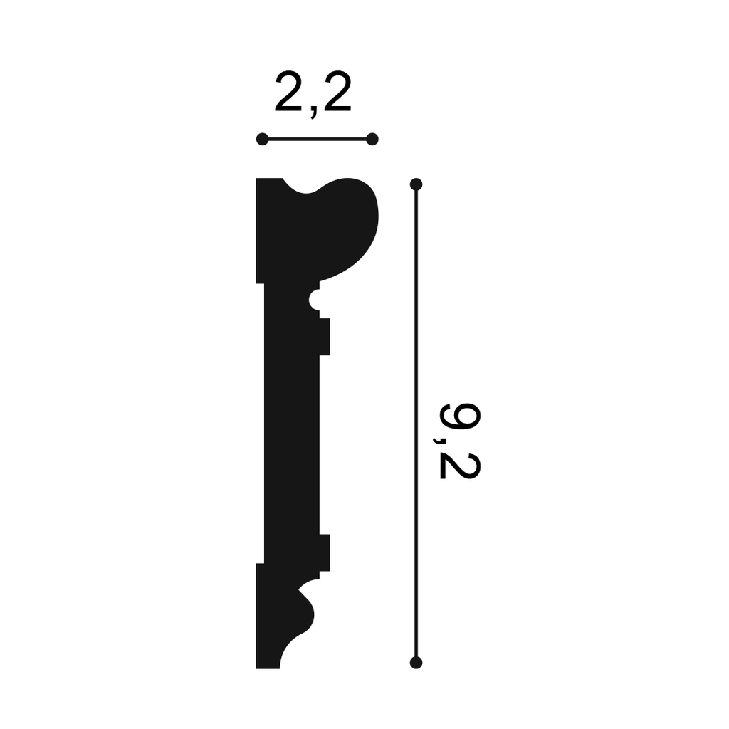 DX119 - profil et mesures (cm)