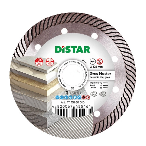 [11115160010] Disc. 1A1R 125x1.4x10x22.23 Gres Master