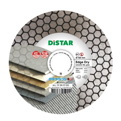 [11115537010] Disc. 1A1R 125x1.6x25x22.23 Edge Dry