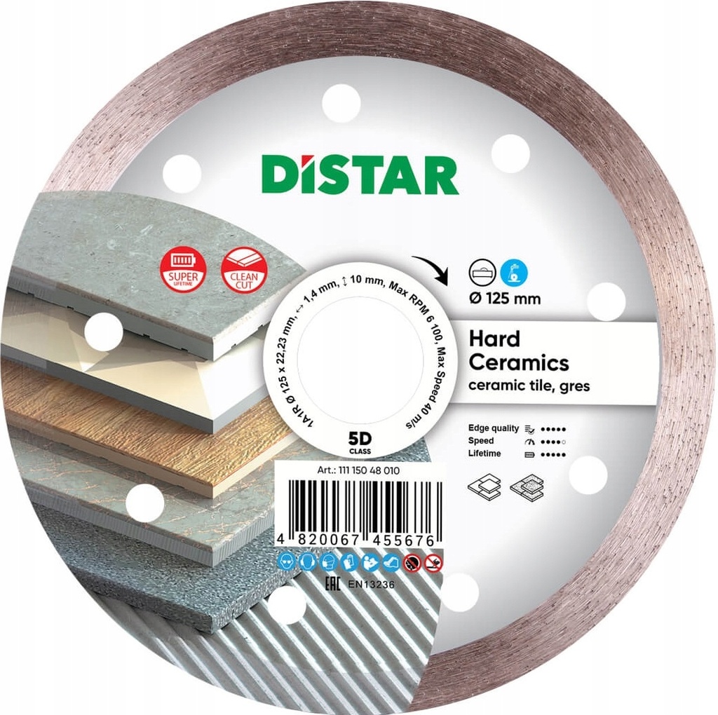 [11115048010] Disc. 1A1R 125x1.4x10x22.23 Hard Ceramics